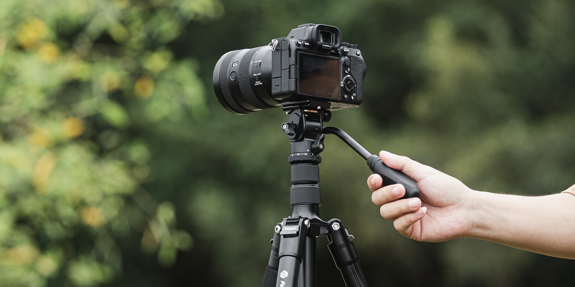 Statyw Fotopro A4i Video z głowicą MH-2A